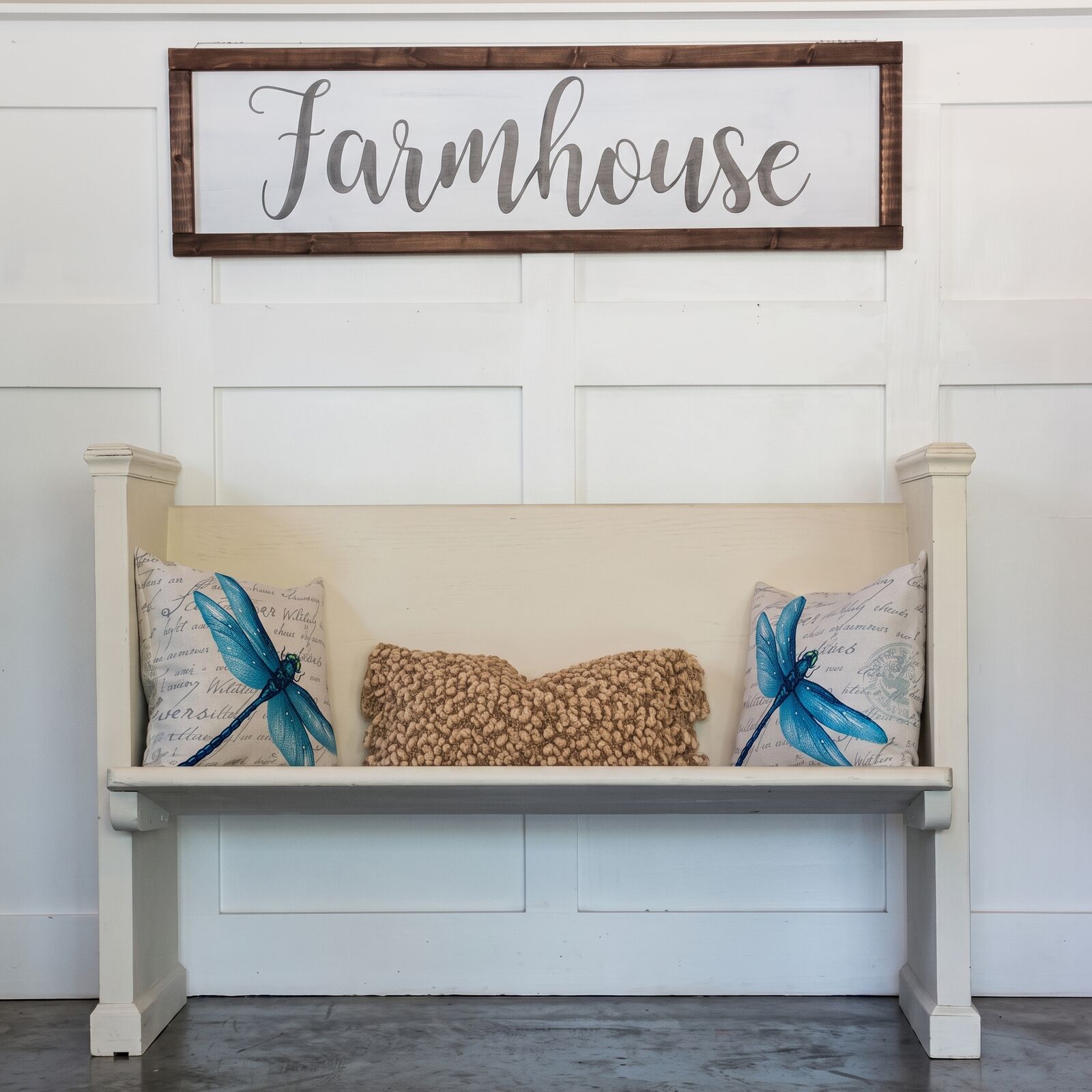 Vintage Church Pew - After