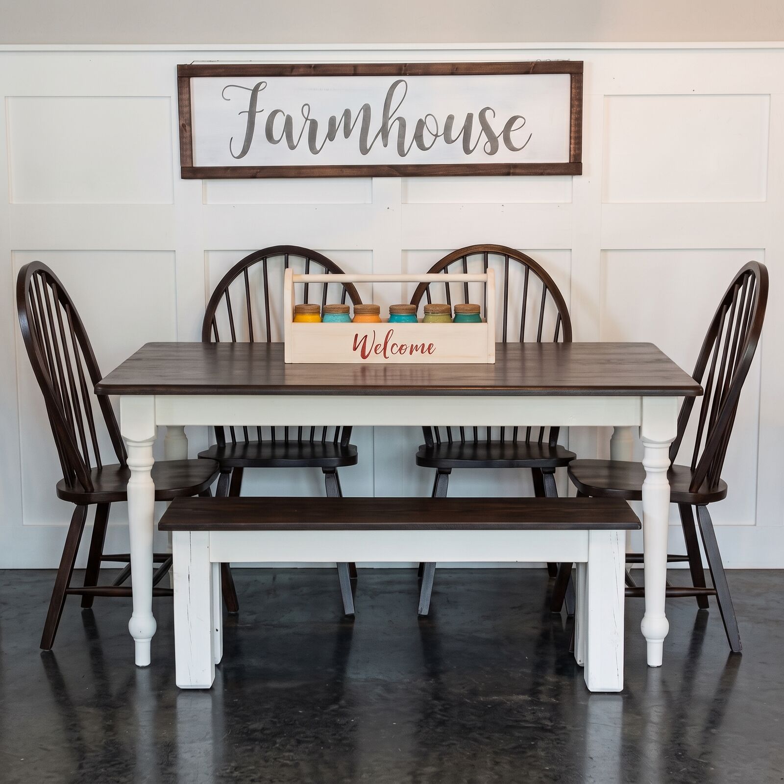 Farmhouse Dining Table Set - After