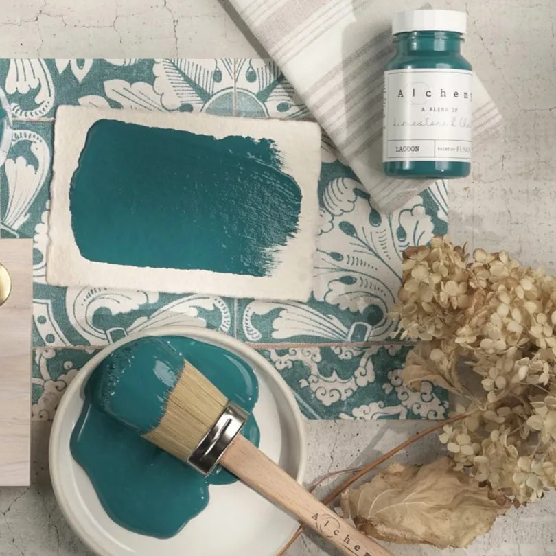 Alchemy Chalk Paint by Fusion Lagoon styled example 2