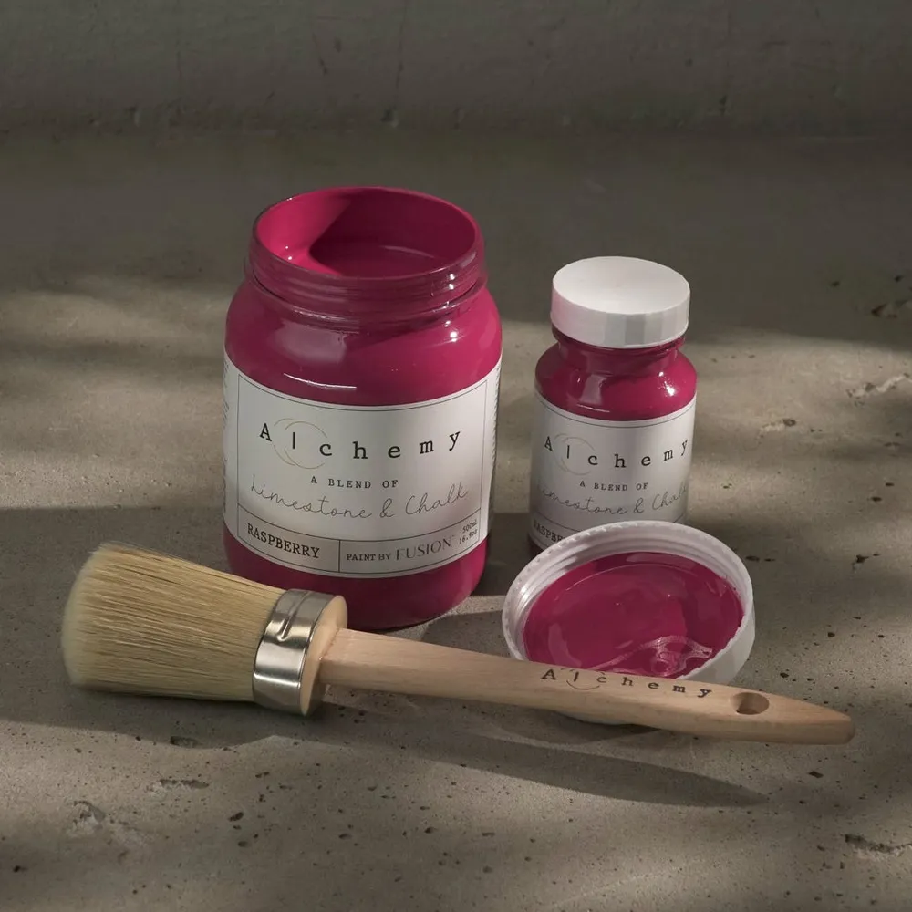 Alchemy Chalk Paint by Fusion Raspberry styled example 4