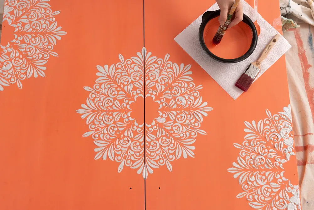 Milk Paint by Fusion Aperol Spritz styled example 2