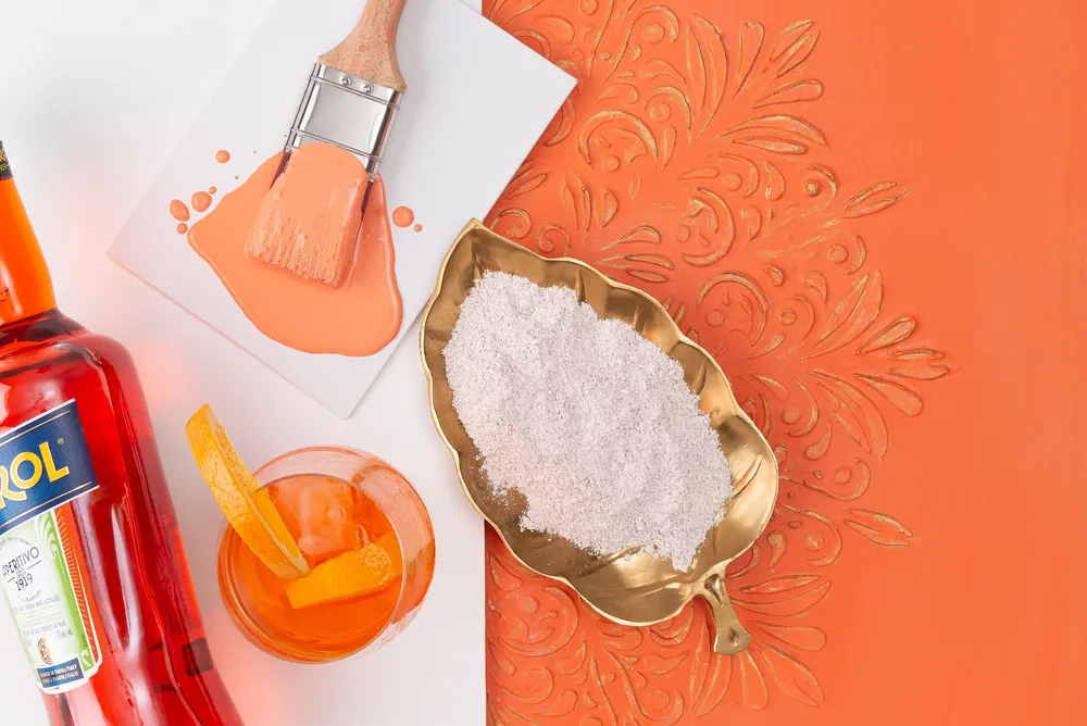 Milk Paint by Fusion Aperol Spritz styled example 4