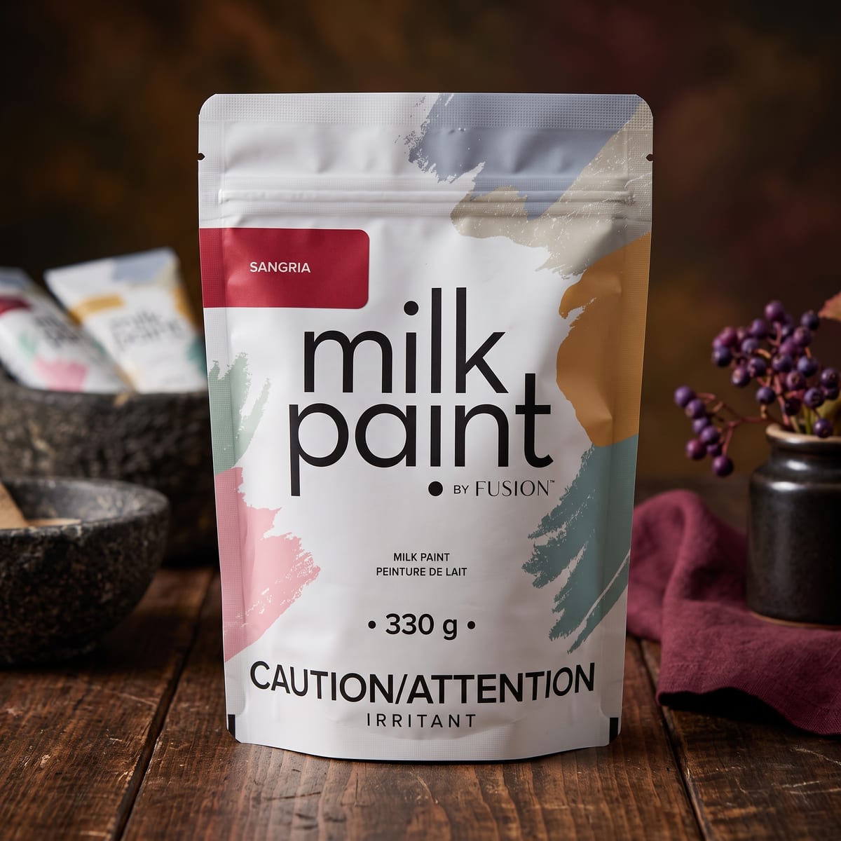 Fusion Milk Paint in Sangria