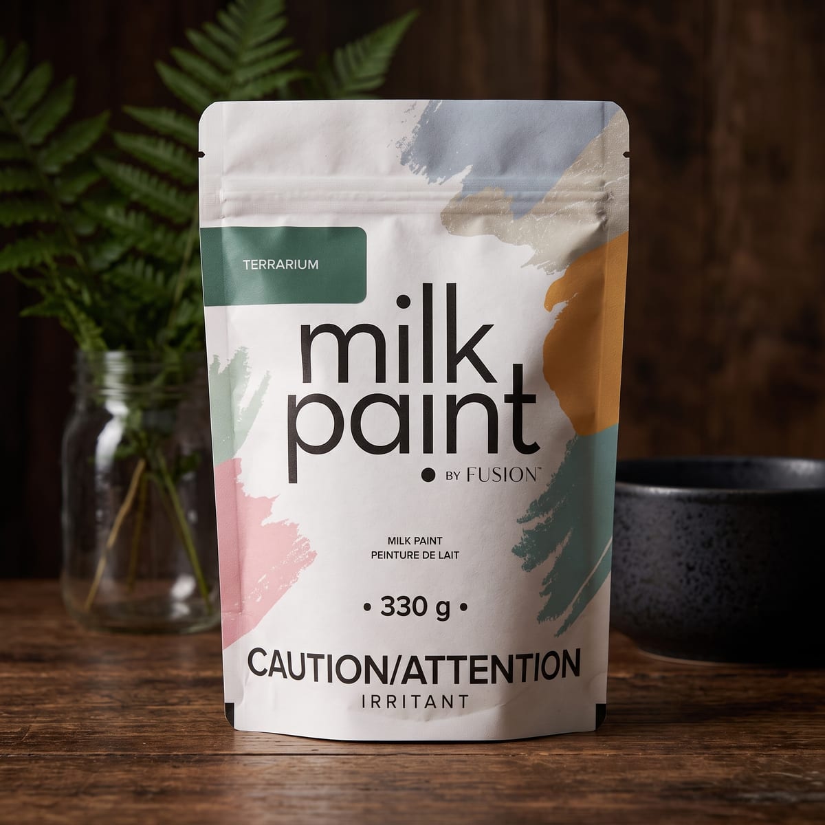 Fusion Milk Paint in Terrarium