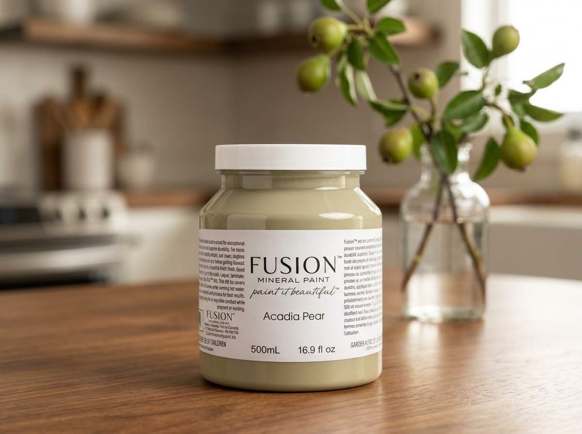 Fusion Mineral Paint jar in color Acadia Pear