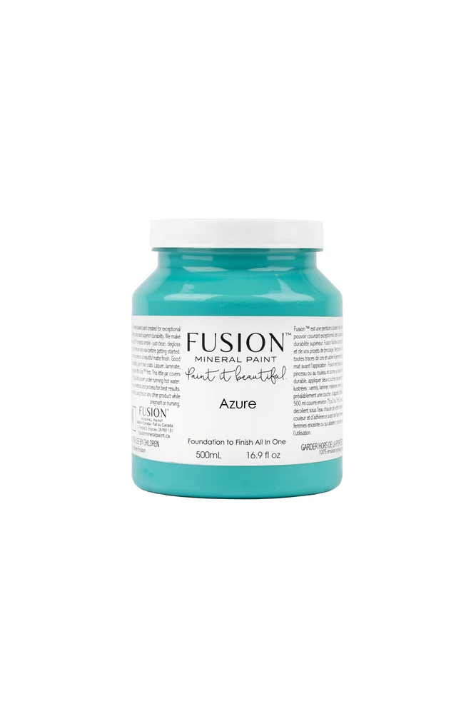 Fusion Mineral Paint jar in Azure