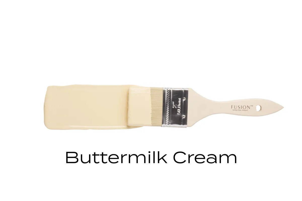 Fusion Mineral Paint Buttermilk Cream styled example 2