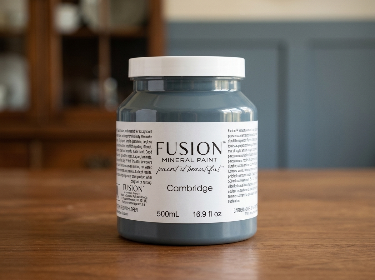 Fusion Mineral Paint jar in color Cambridge