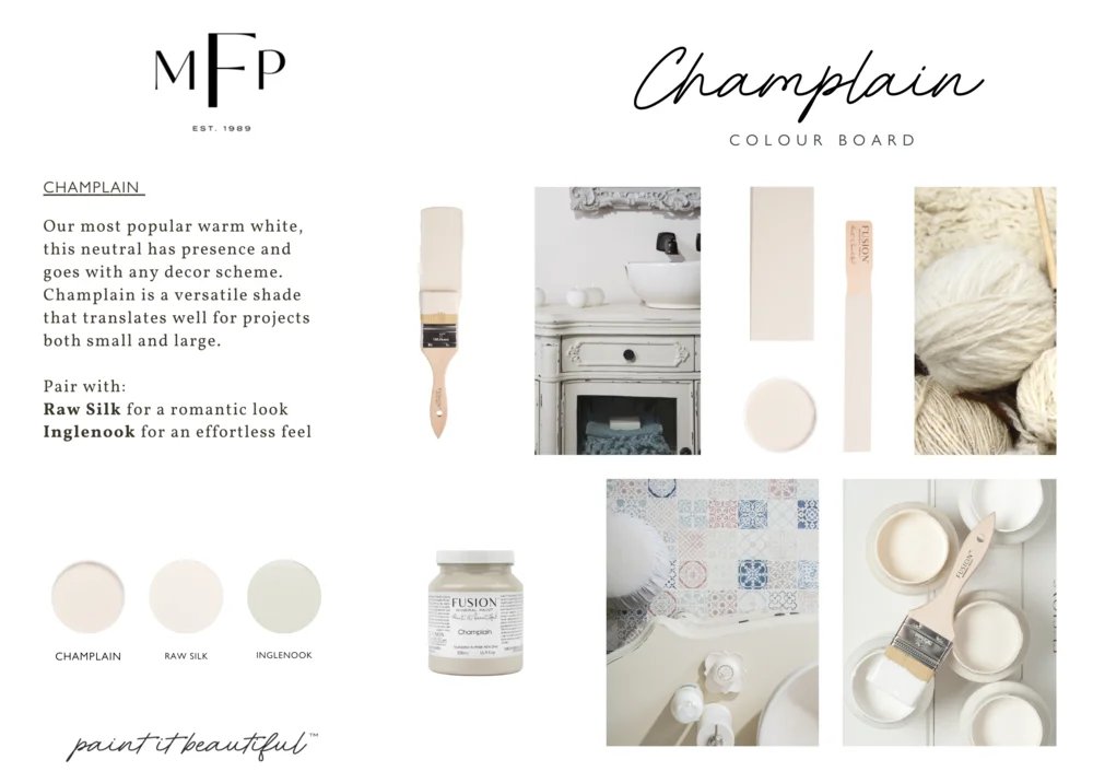 Fusion Mineral Paint jar in Champlain