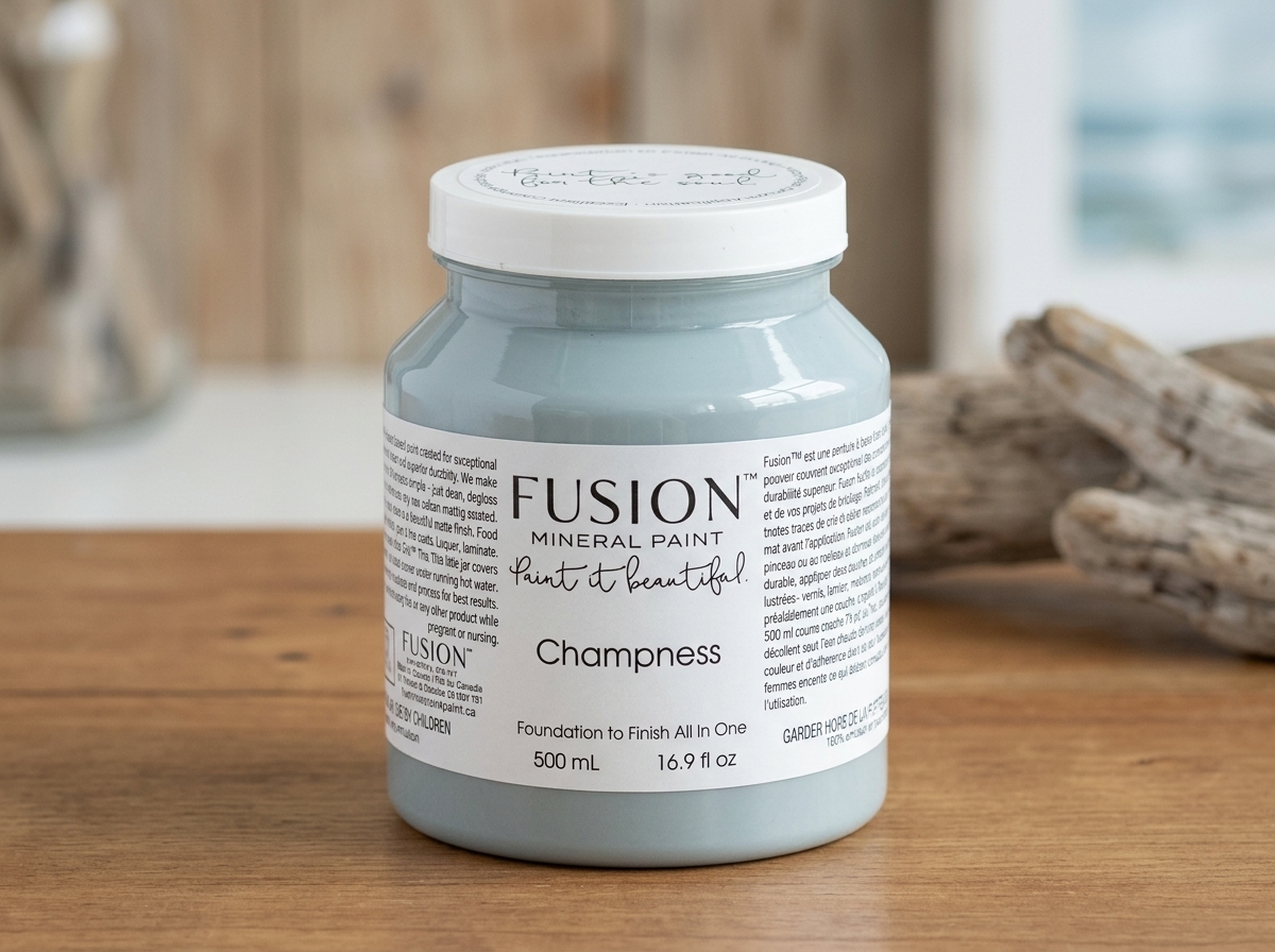 Fusion Mineral Paint jar in color Champness