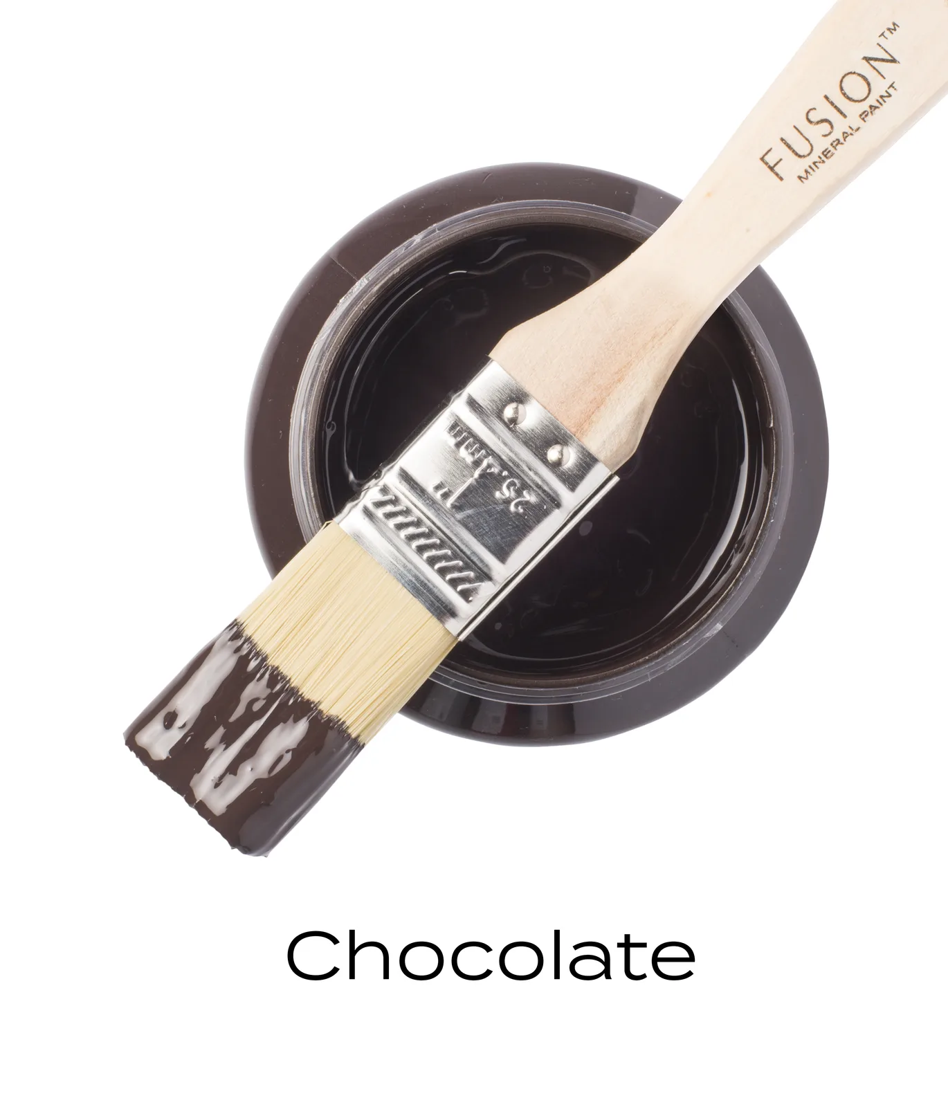 A piece of furniture painted in Fusion Mineral Paint Chocolate