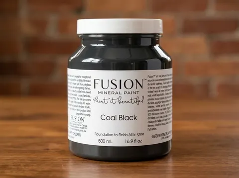 Coal Black Fusion Paint Jar