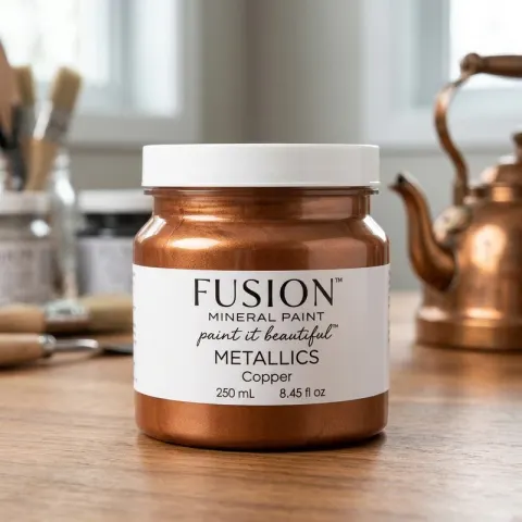 Fusion Mineral Paint jar in color Copper