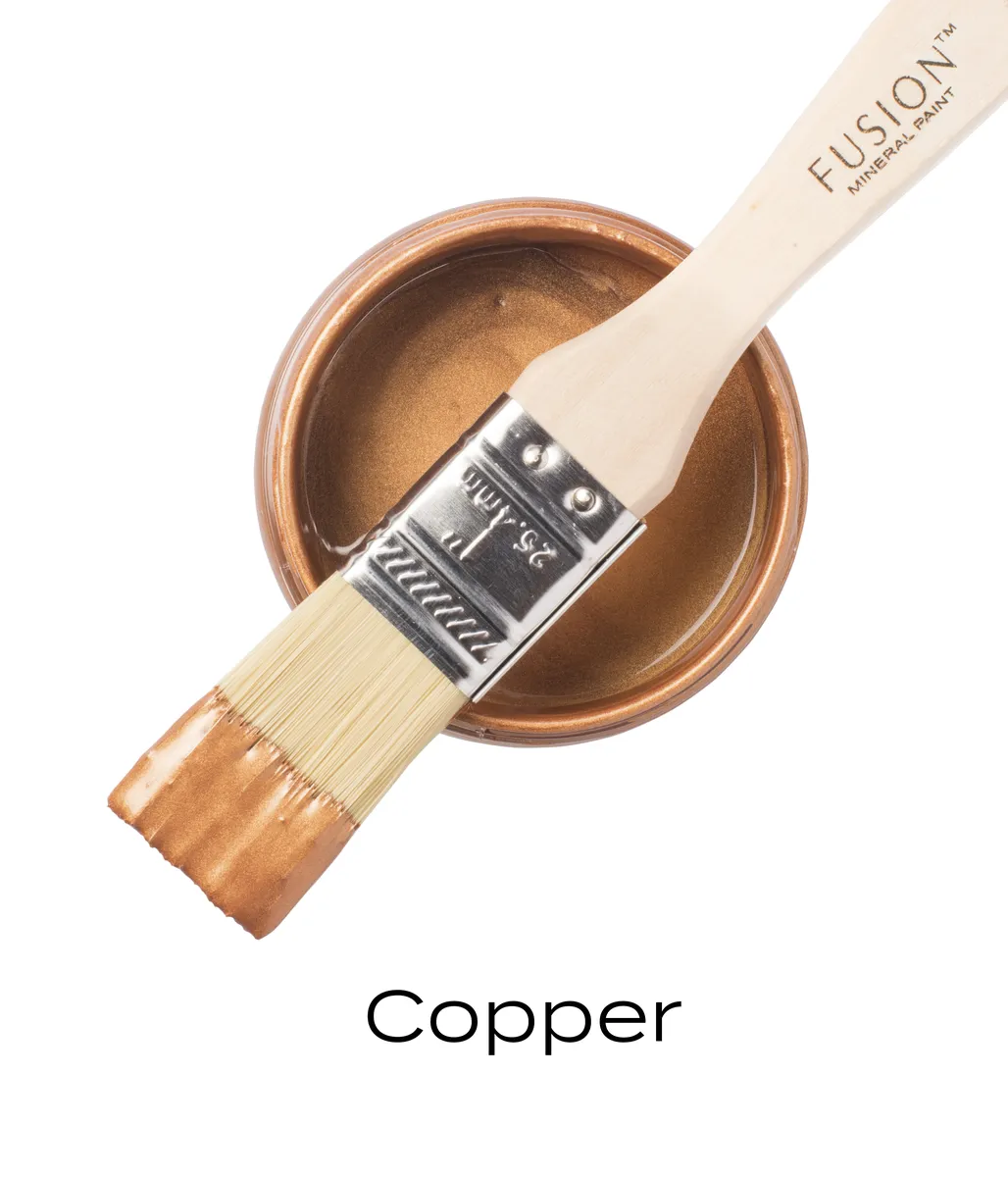 Fusion Mineral Paint Copper styled example 1