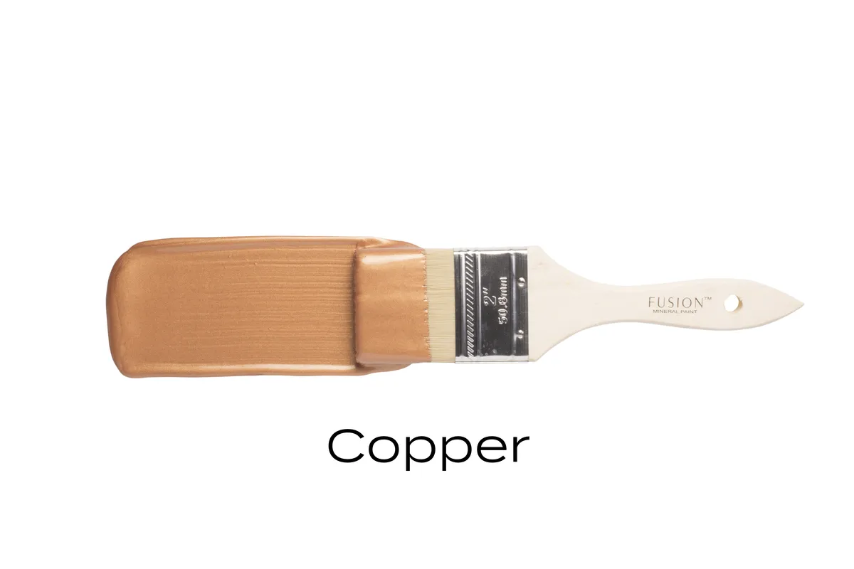 Fusion Mineral Paint Copper styled example 3