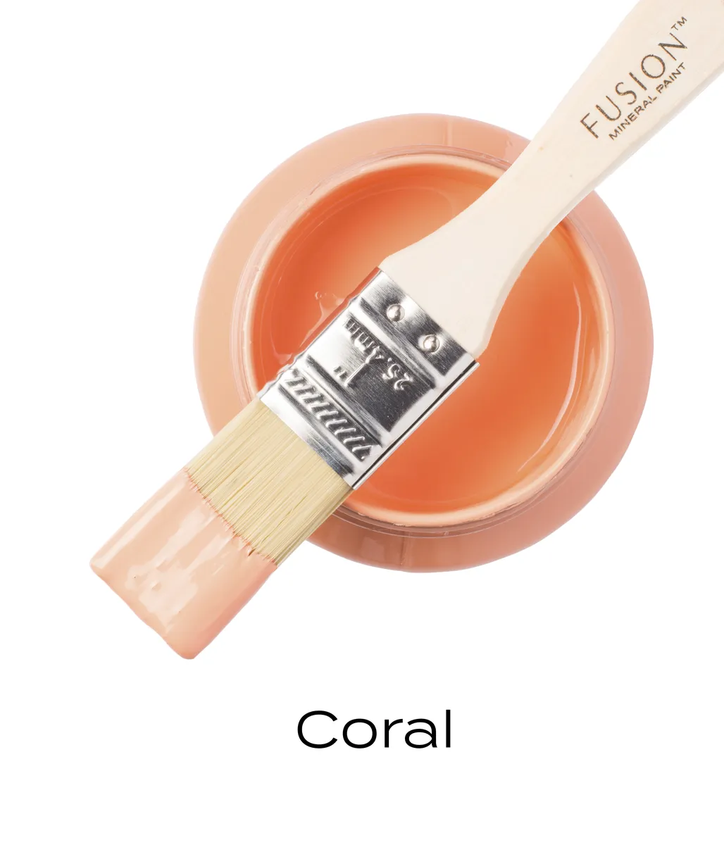 Fusion Mineral Paint Coral styled example 1