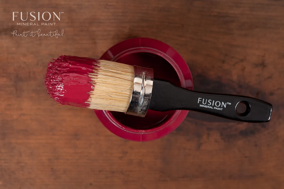 Fusion Mineral Paint Cranberry styled example 3