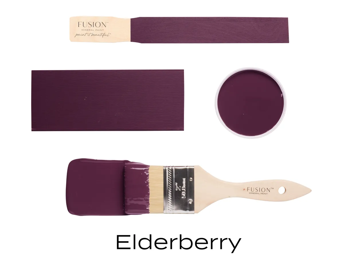 Fusion Mineral Paint Elderberry styled example 2