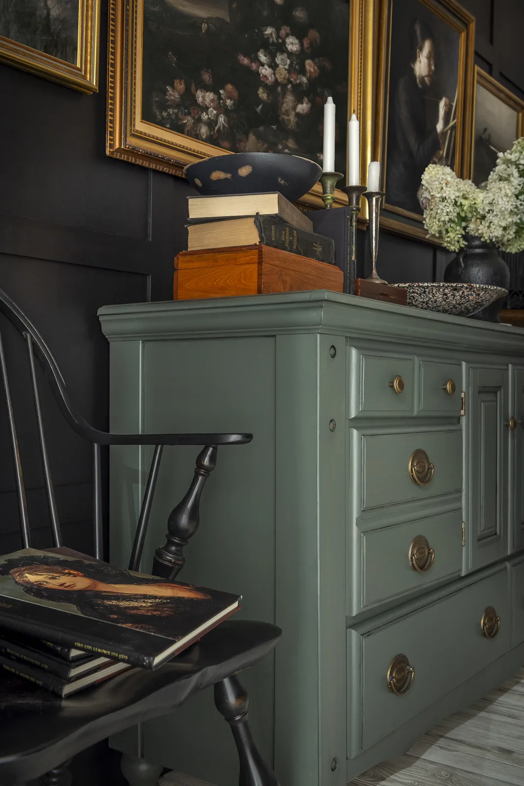 A piece of furniture painted in Fusion Mineral Paint Everett