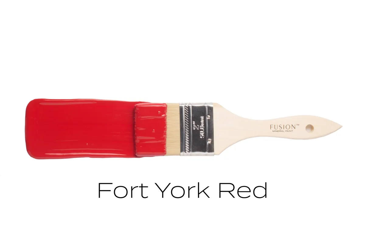 Fusion Mineral Paint Fort York Red styled example 1