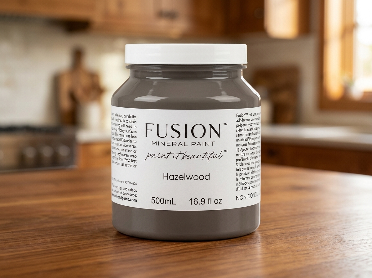 Fusion Mineral Paint jar in color Hazelwood