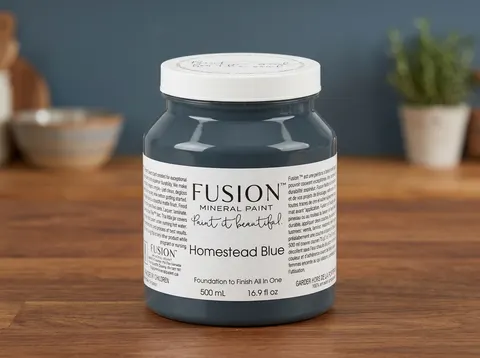 Homestead Blue Fusion Paint Jar
