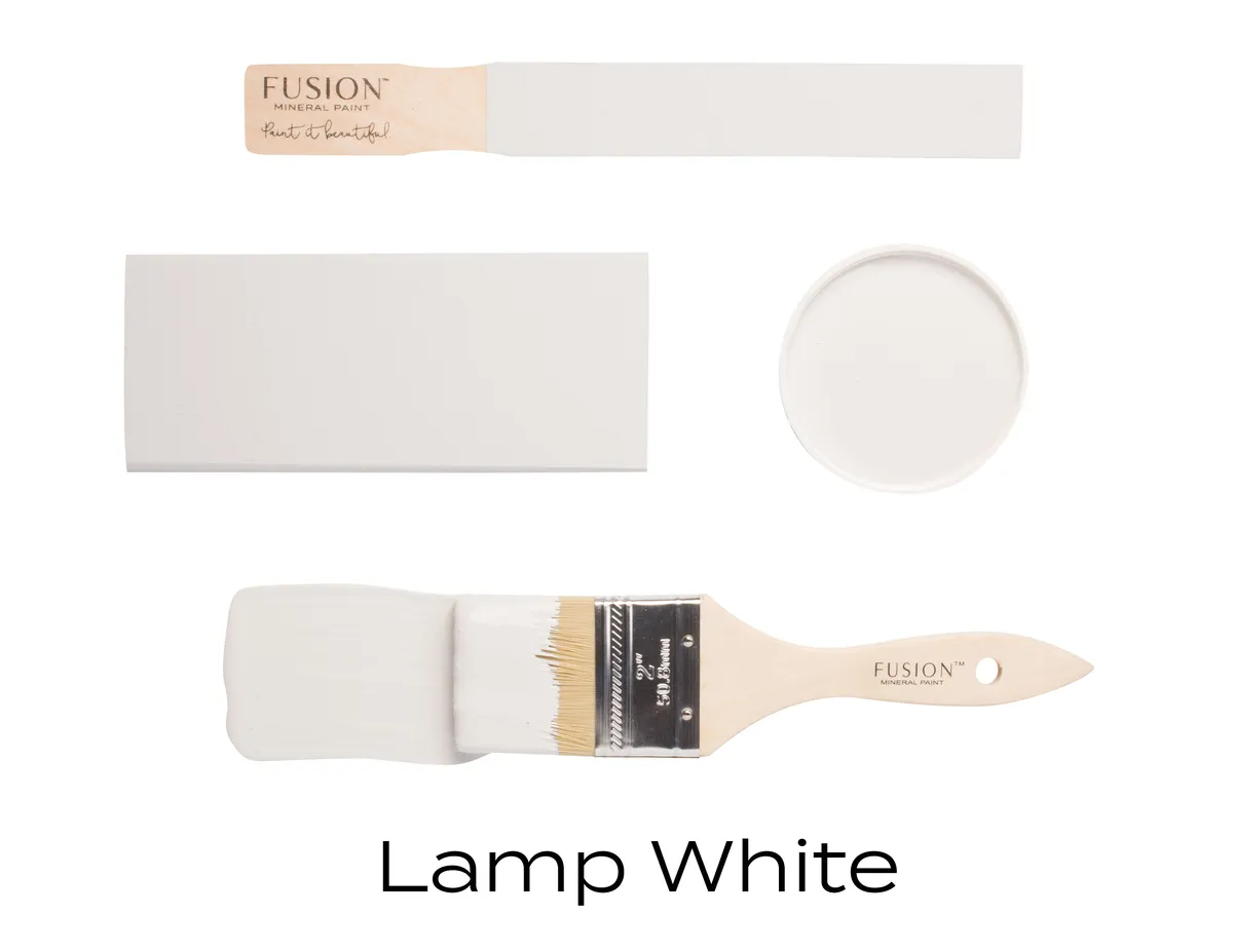 Fusion Mineral Paint Lamp White styled example 1