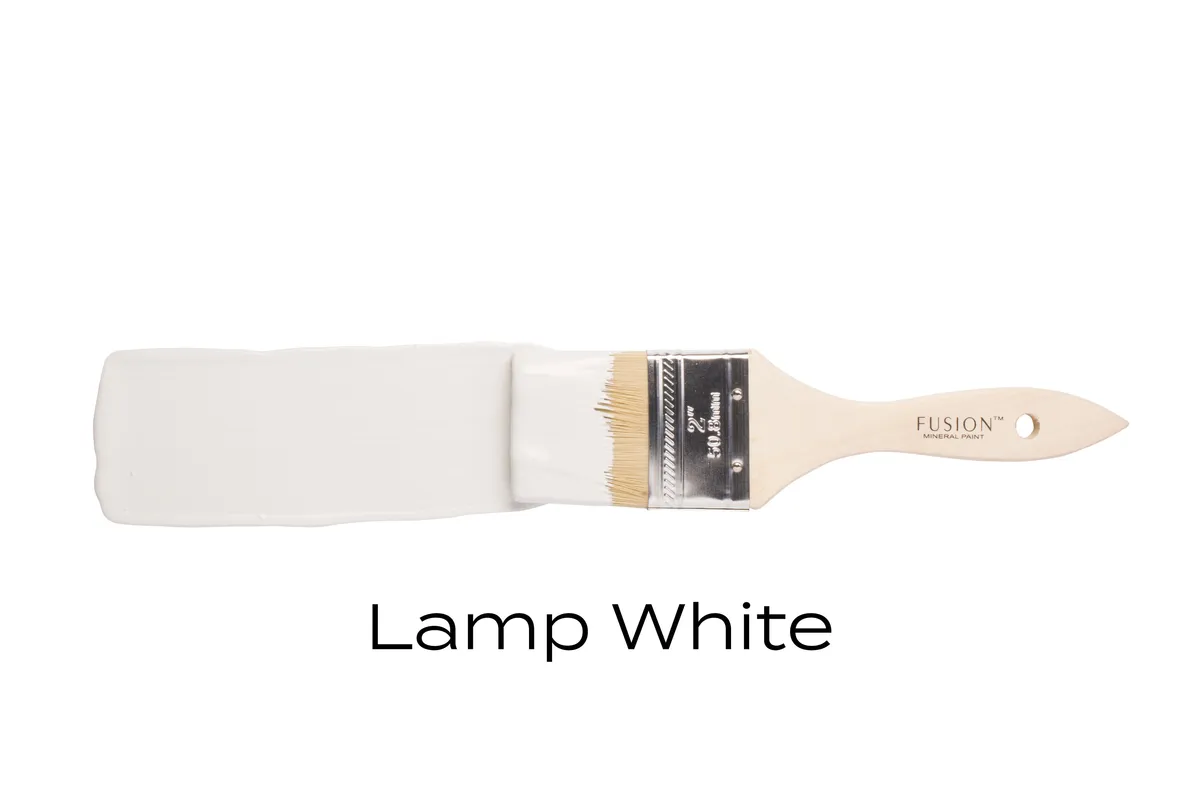 Fusion Mineral Paint Lamp White styled example 2