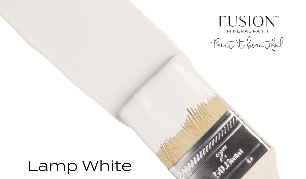 Fusion Mineral Paint Lamp White styled example 3