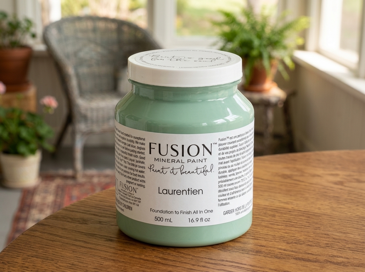 Fusion Mineral Paint jar in color Laurentien