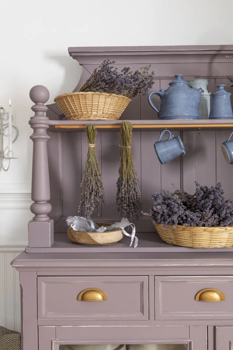 Fusion Mineral Paint Lavender Haze styled example 1