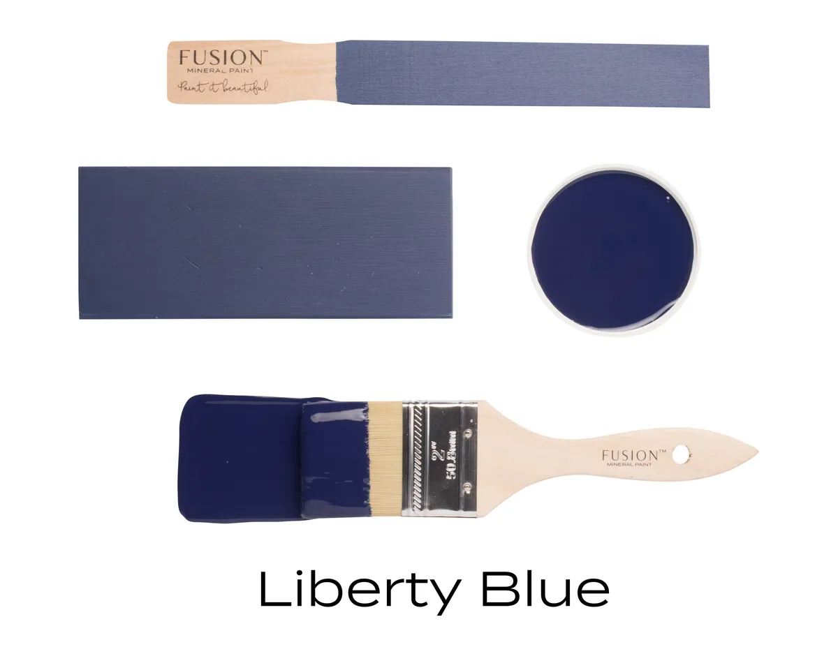 Fusion Mineral Paint Liberty Blue styled example 1