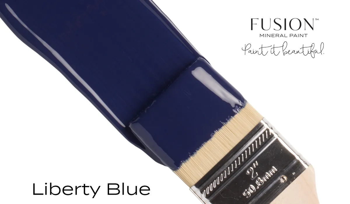 Fusion Mineral Paint Liberty Blue styled example 3