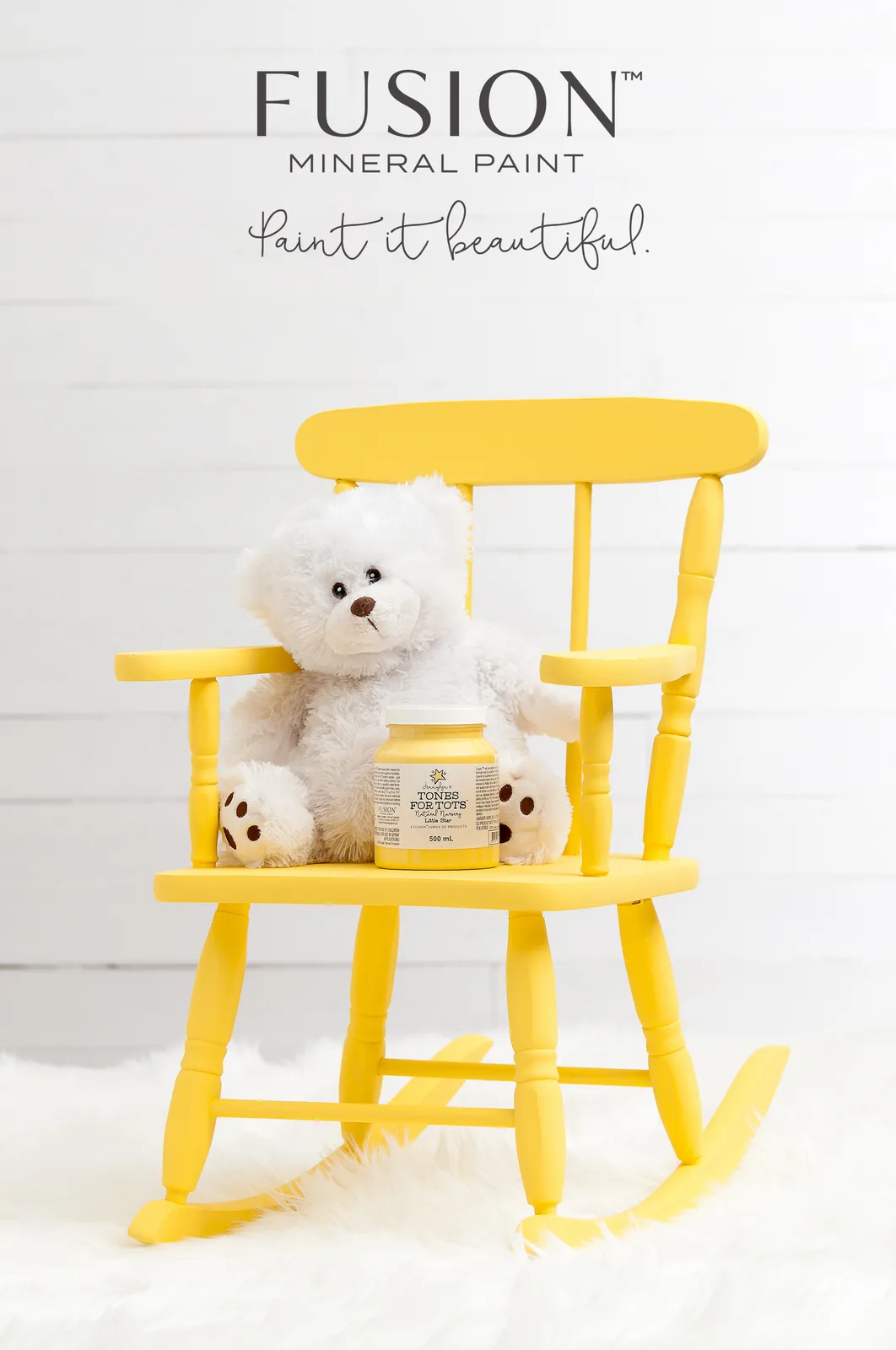 A piece of furniture painted in Fusion Mineral Paint Little Star
