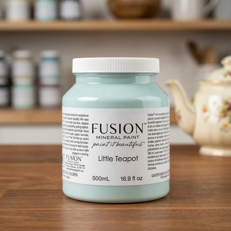 Fusion Mineral Paint jar in color Little Teapot