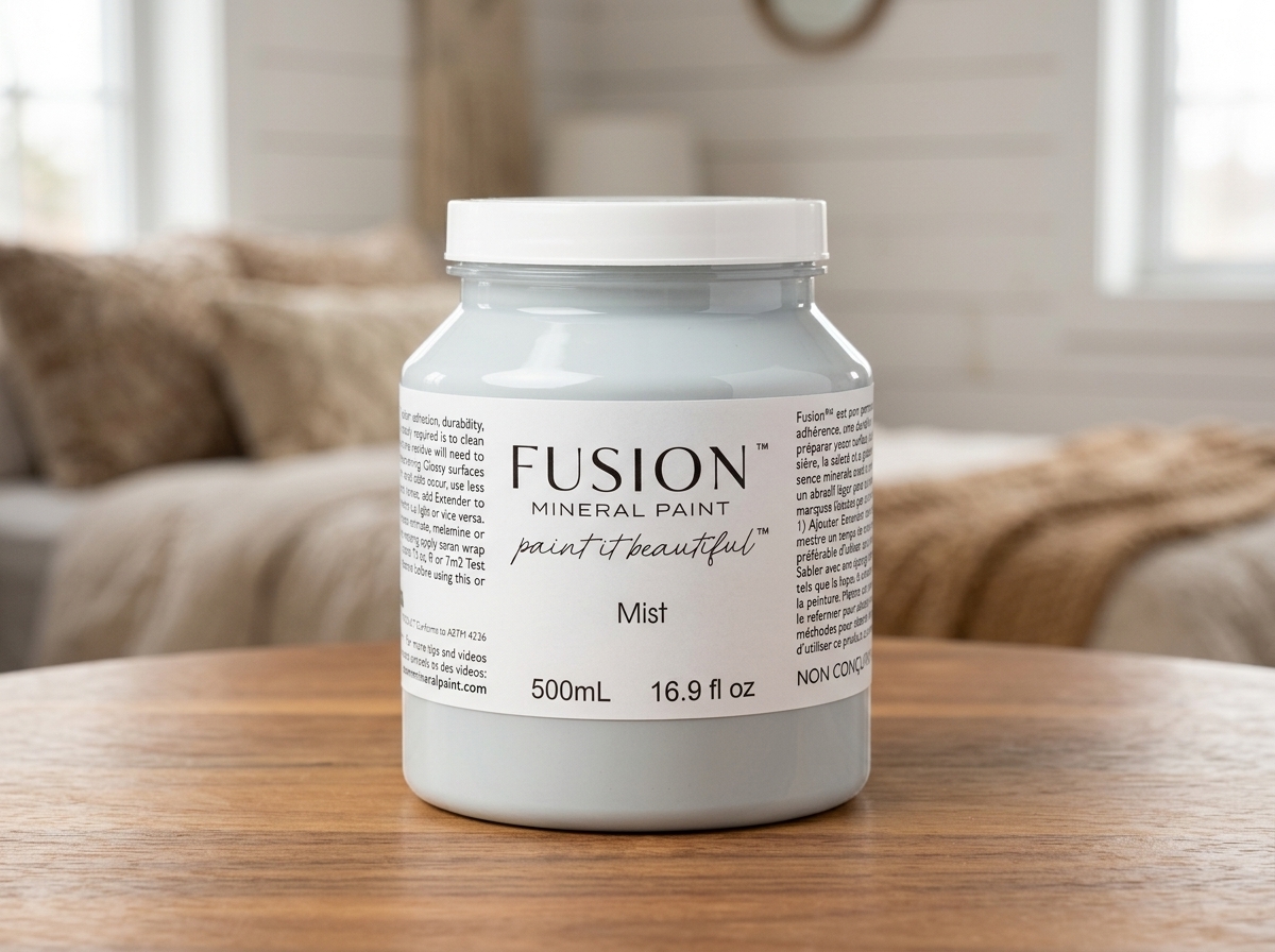 Fusion Mineral Paint jar in color Mist
