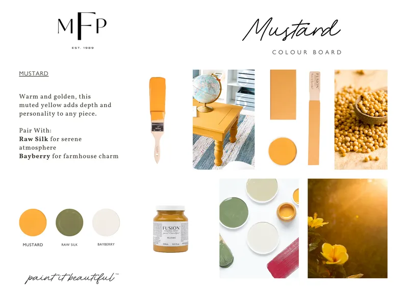 Paint color Mustard