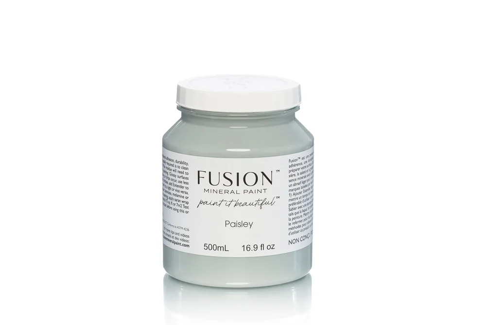 Fusion Mineral Paint jar in Paisley