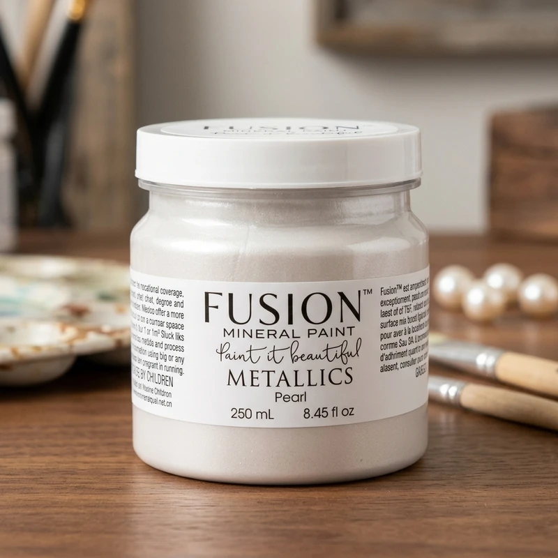 Fusion Mineral Paint jar in color Pearl