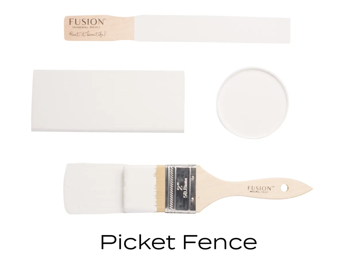 Fusion Mineral Paint Picket Fence styled example 2