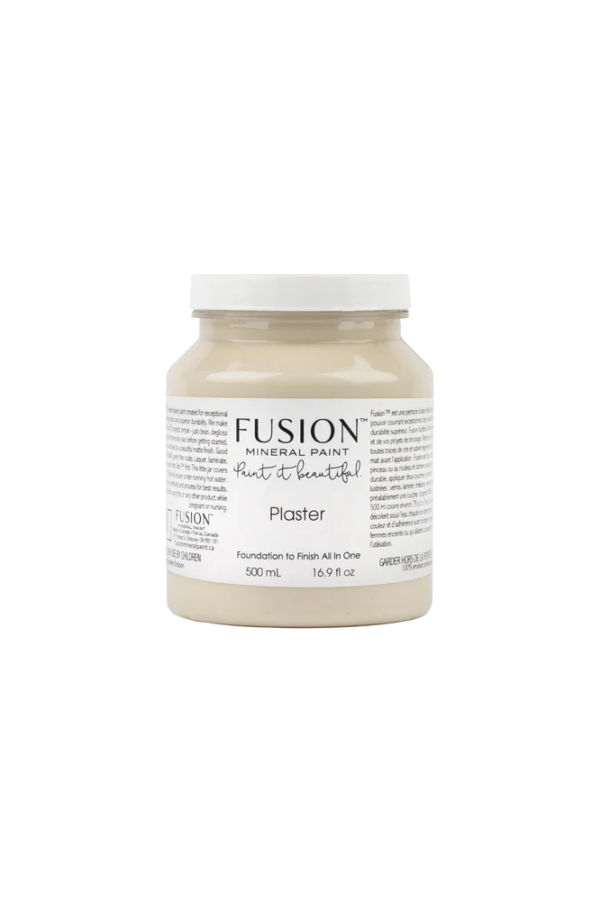 Fusion Mineral Paint jar in Plaster
