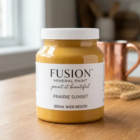 Fusion Mineral Paint jar in color Prairie Sunset