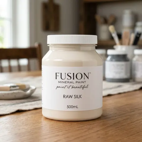 Fusion Mineral Paint jar in Raw Silk