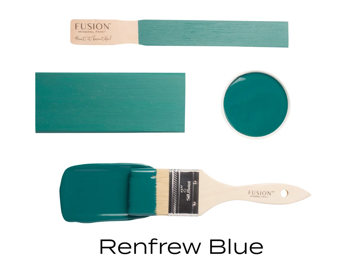 Fusion Mineral Paint Renfrew Blue styled example 2