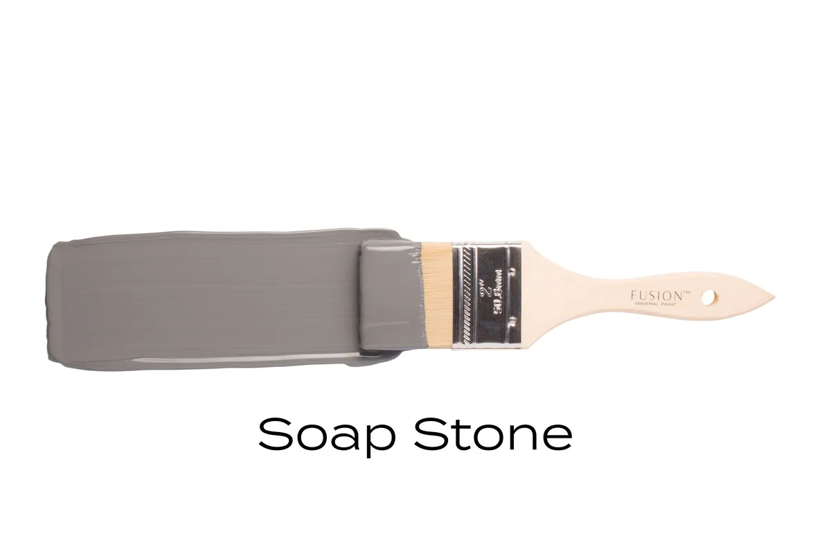 Fusion Mineral Paint Soap Stone styled example 3
