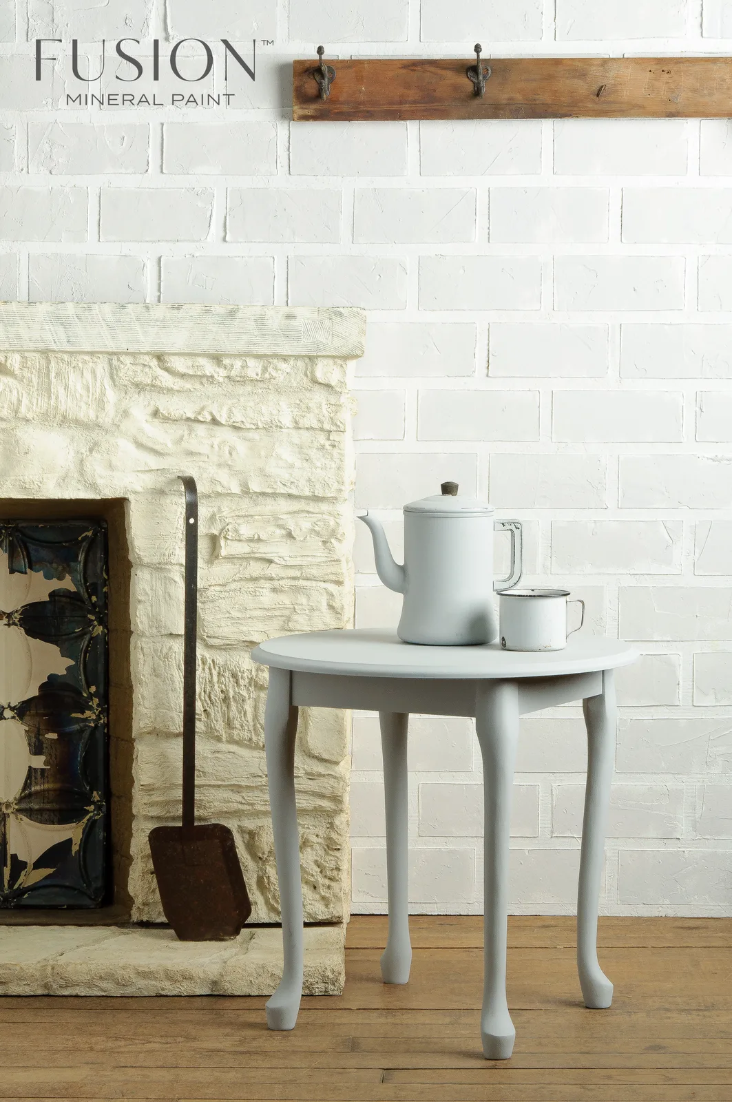 A piece of furniture painted in Fusion Mineral Paint Sterling