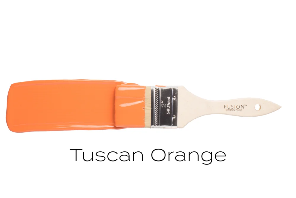 Fusion Mineral Paint jar in Tuscan Orange