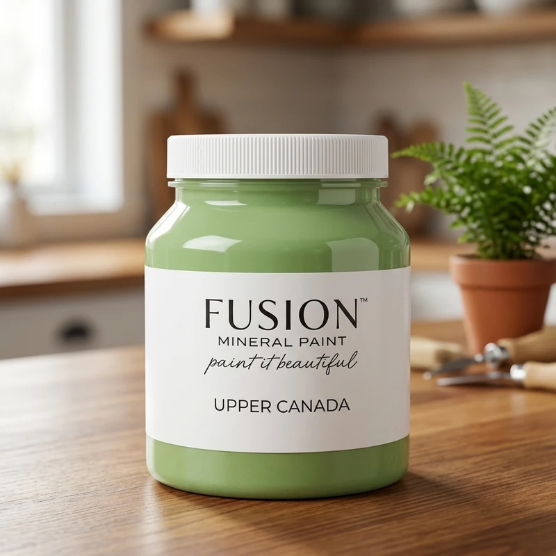 Fusion Mineral Paint jar in color Upper Canada