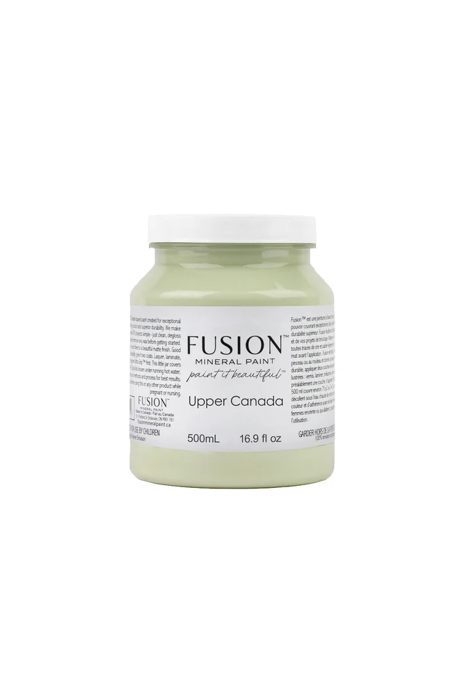 Fusion Mineral Paint jar in Upper Canada