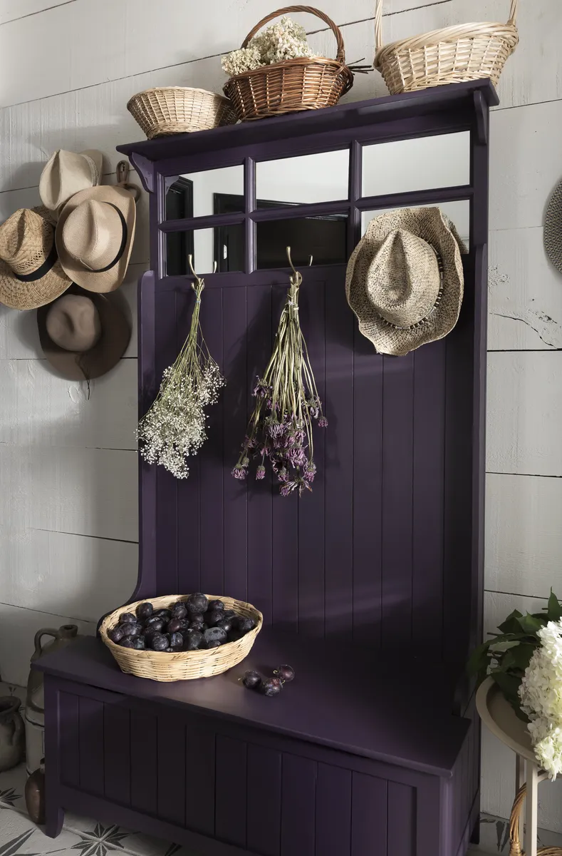 Fusion Mineral Paint Velvet Plum styled example 1